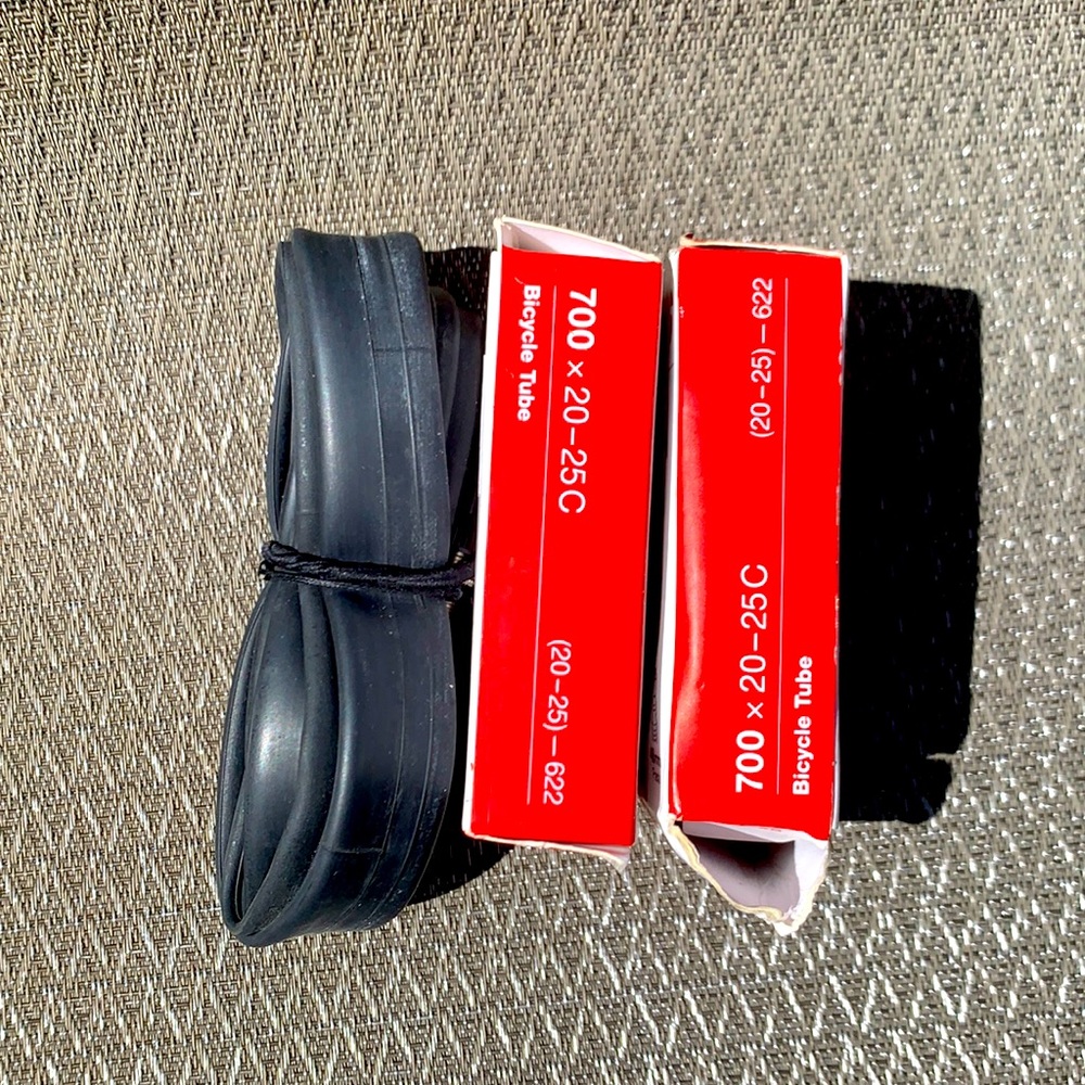 3 new presta 700 x 20-25C bike tubes